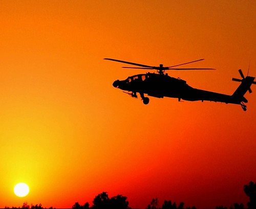 U.S. Army A-64 Apache Helicopter at Kandahar Airfield