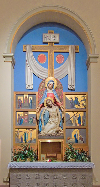Our Lady of Sorrows church, Saint Louis, Missouri - altar of Mary