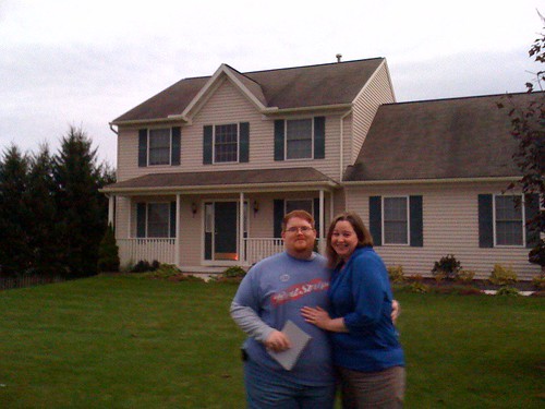 Me and Amy at our new house!!!