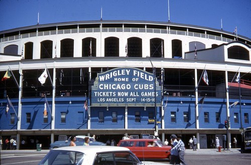 1962 Wrigley Field Front Home of the Chicago Cubs
