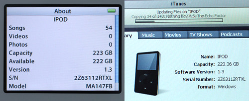 World's First 240GB iPod