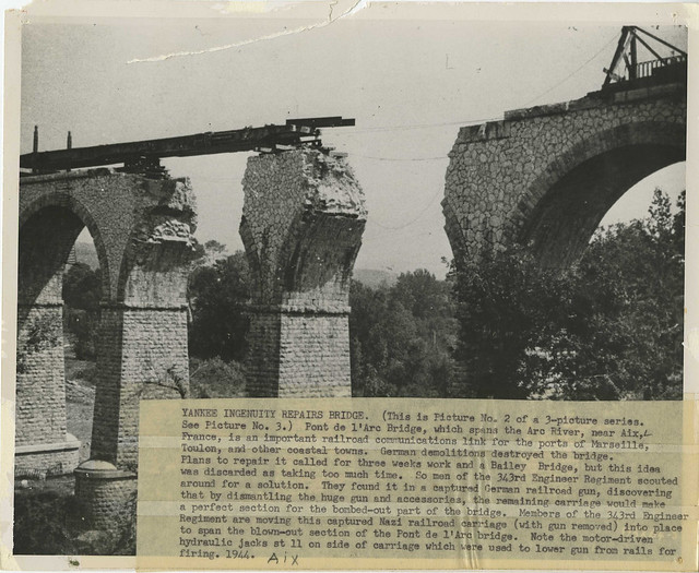 Viaduc– Aix-en-Provence – 1944 – Plate-forme Vögele 3299272265_95ef7564fc_z