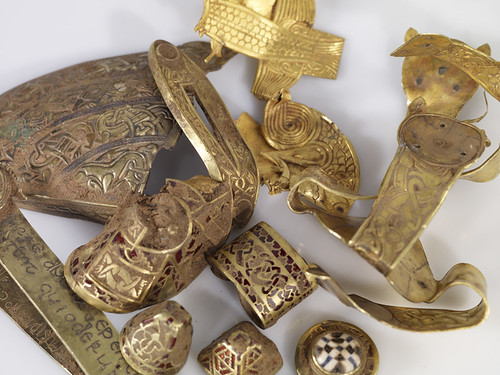 Earkly photos of the staffordshire hoard (not David's - but from Birmingham Museum and Art Gallery)
