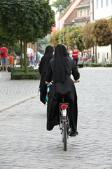 Nuns on bicycle...