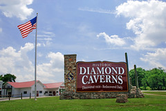 Historic Diamond Caverns. Discovered 1859-Rediscovered Daily. Kentucky 