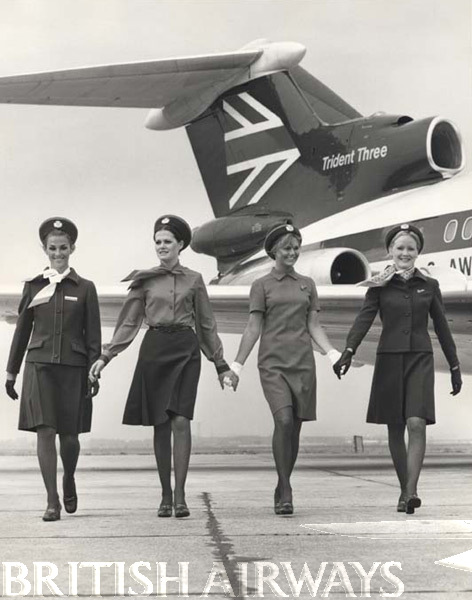 1970s - BEA female uniforms