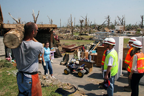 Debris removal in Joplin, Missouri