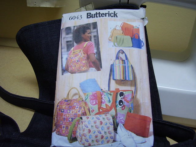 Crocheted Denim Rag Bag | My Recycled Bags.com