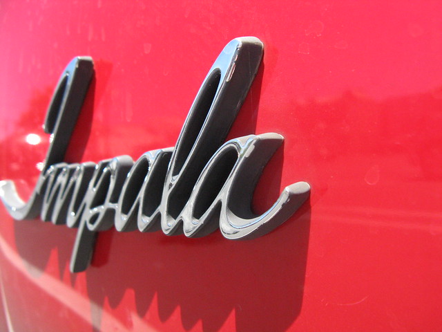 red chevy impala logo