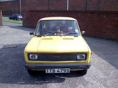 Fiat 128 Yellow 1100cc 1977