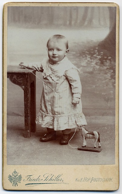 Boy With Toy Horse
