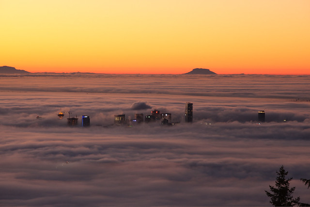vancouver in the fog