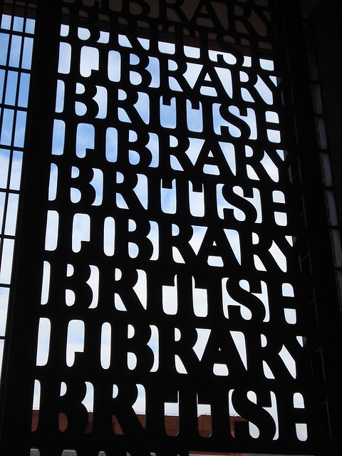 The British Library, in London.  Not a totally evocative photo for the subject matter, but the first result in a search for "British" in my Flickr stream.