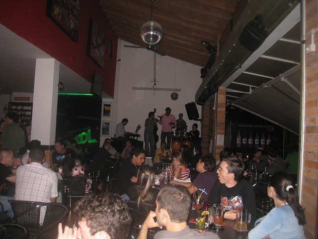 Live Cubano salsa band at GAR Bar