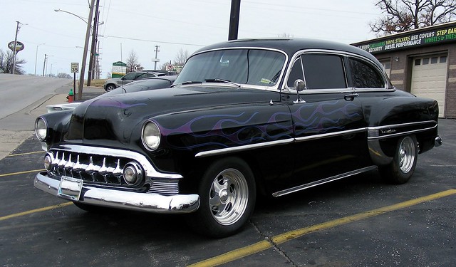 I'm 99 sure this is the same 53 Chevy that belonged to a guy who lived on