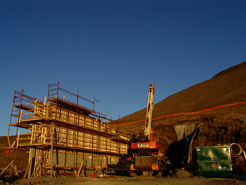 Constructing Entrance of
the Seed Vault