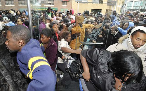 Despite claims of an economic recovery, 50,000 people showed up in downtown Detroit seeking applications for assistance with utility bills and mortgage payments. The political leaders in the U.S. have failed to stem the crisis while millions suffer daily. by Pan-African News Wire File Photos