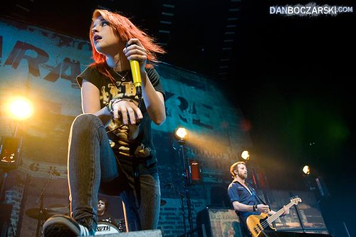 Paramore performs live at First Midwest Bank Amphitheater in Tinley Park
