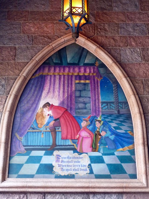 Mural inside Sleeping Beauty Castle