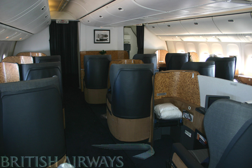 1990s onwards - British Airways Boeing B777 First cabin