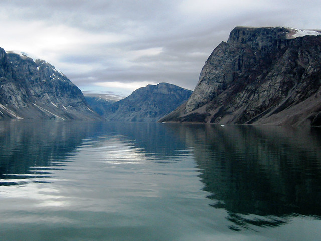 A rarely visited fjord on Baffin