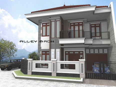 Macam Desain Rumah on Desain Rumah Pada Tapak Hoek By Arsitek Surabaya   Flickr   Photo