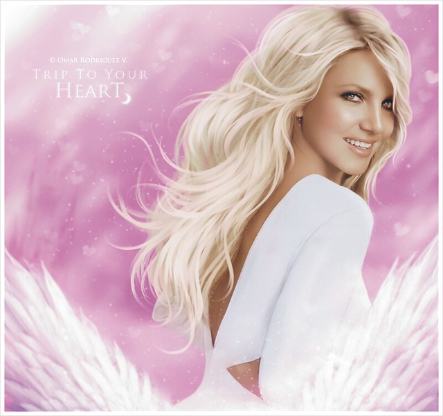 Femme Fatale Britney Spears Digital Fantasy Art Omar Rodriguez V