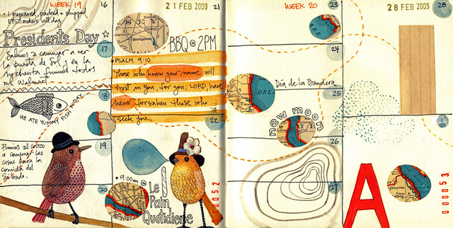 Journal pages for Feb 09