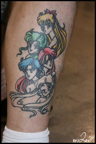 A Sailor Moon tattoo