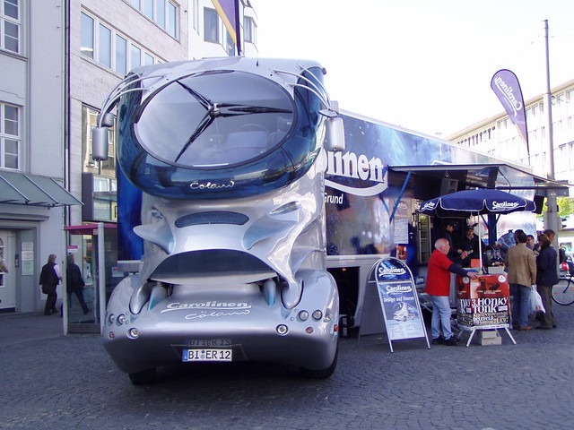 Bielefeld Colani Truck auf dem Jahnplatz