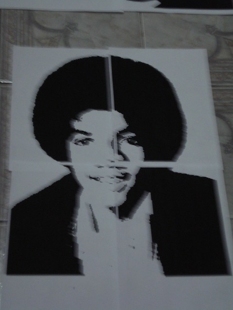 Michael Jackson Stencil Flickr Photo Sharing