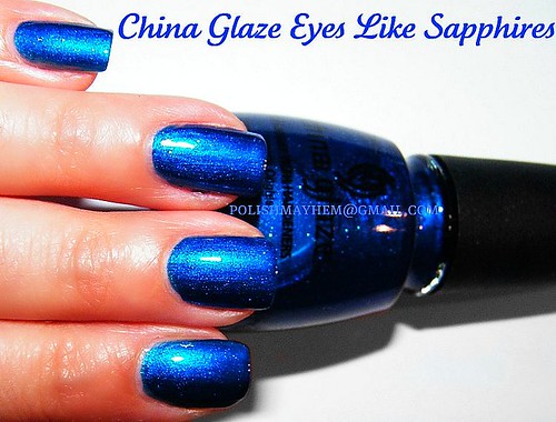 China Glaze Eyes Like Sapphires
