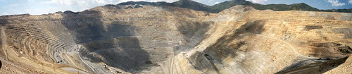 Bingham Canyon mine, Utah -- the largest open pit mine in North America.