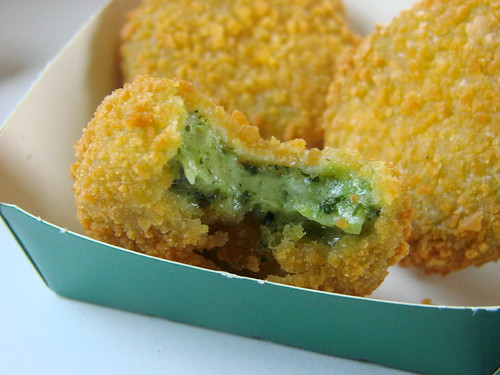Spinach and Parmigiano Reggiano Croquettes from McDonalds in Italy