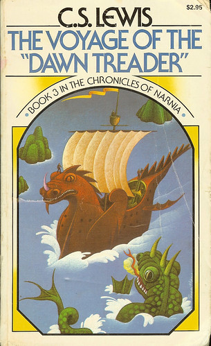 The Voyage of the Dawn Treader - Book 3 in The Chronicles of Narnia - C.S.Lewis - cover by Roger Hane by Cadwalader Ringgold
