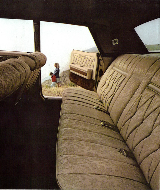 1968 Lincoln Continental Sedan rear seat