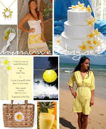 Inspired by the bright and vibrant color yellow I put together this wedding