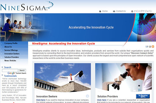 NineSigma Launches New Website for Open Innovation