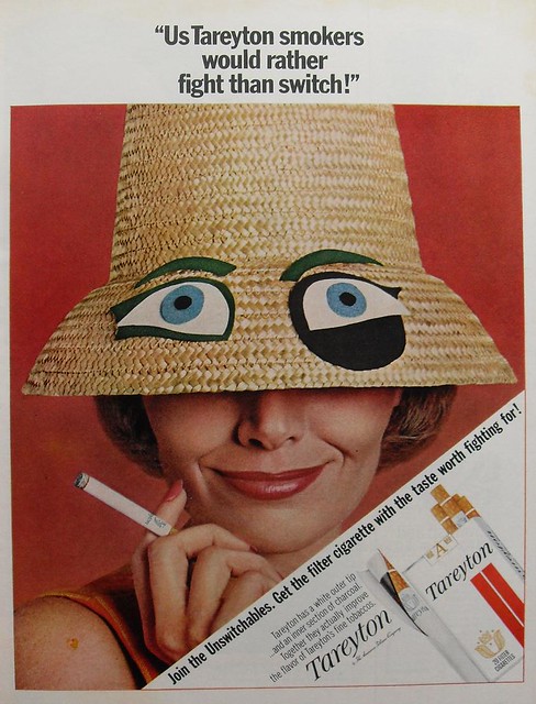 1966 Vintage TAREYTON CIGARETTES ADVERTISMENT 1960s ad