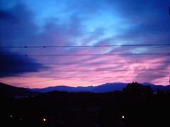 sunrise over Greece from Curfu