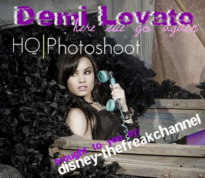 Demi Lovato Here We Go Again Photo shoot