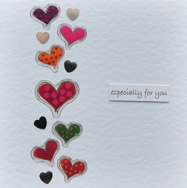 Handmade Valentine Card Ideas on Handmade Valentine Card Especially For You A Square Handmade Valentine