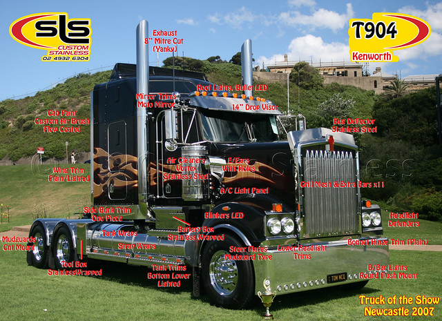 First place at Newcastle Truck Show Stainless by SLS Custom Stainless