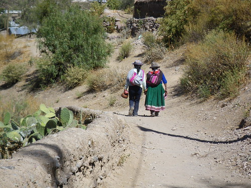 Female Friends in Colca Canyon, Peru