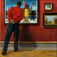 Artful Moments Series - People Viewing Art