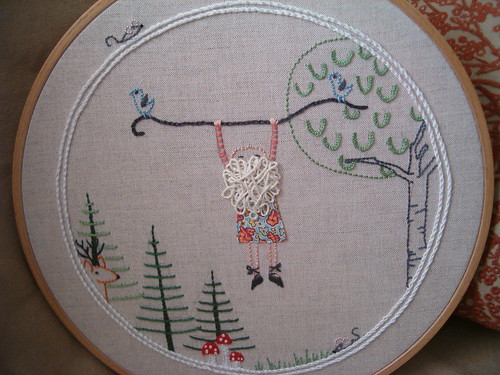 "Hand Stitched" Embroidery SWAP