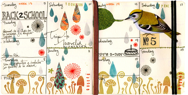 January 09 journal pages