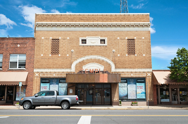 front elevation, Temple Theater (1925), 120 Carthage Street, Sanford