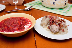 2008 12 28 Rasa has prepared some Cepelinai, the national Lithuanian dish