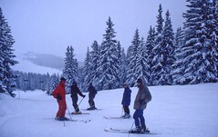 Skiing, Mottaret, France, February 2000